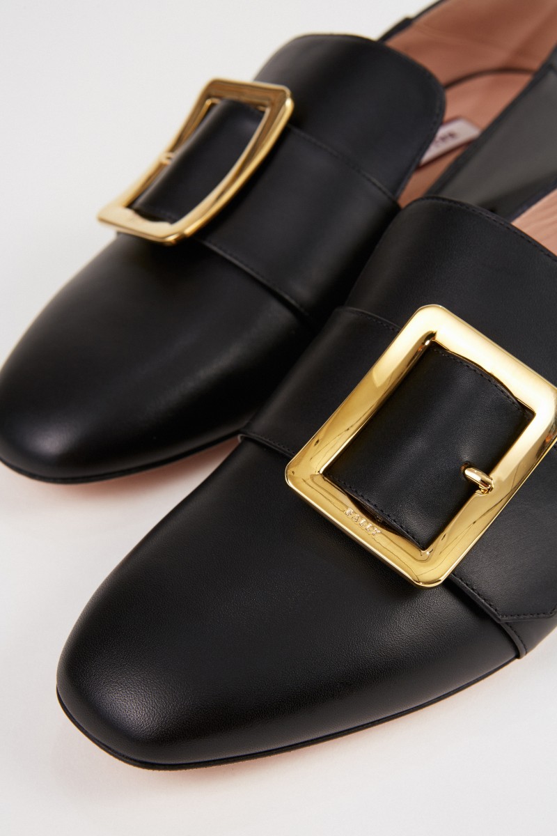 Bally Lederloafer 'Janelle' Schwarz