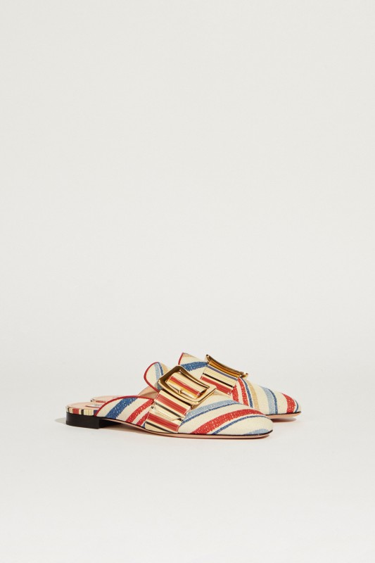 Leder-Mule 'Janesse' Multi