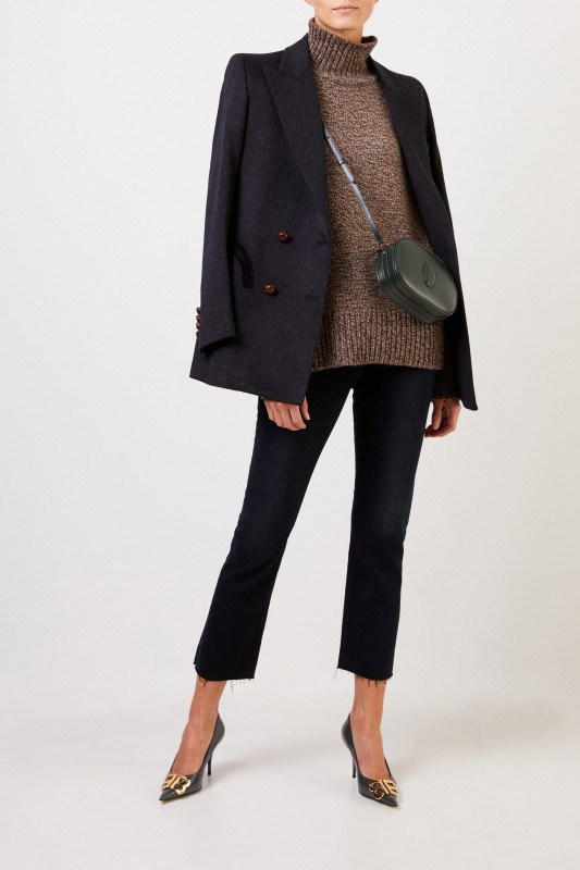 Blazé Milano Woll-Blazer 'Everyday' Schwarz Mélange