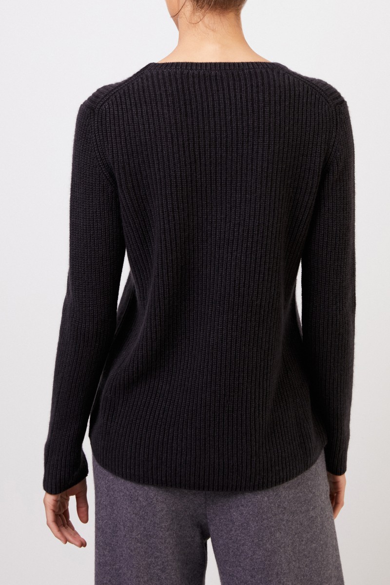 Cashmere-Pullover 'Sessanio' Schwarz
