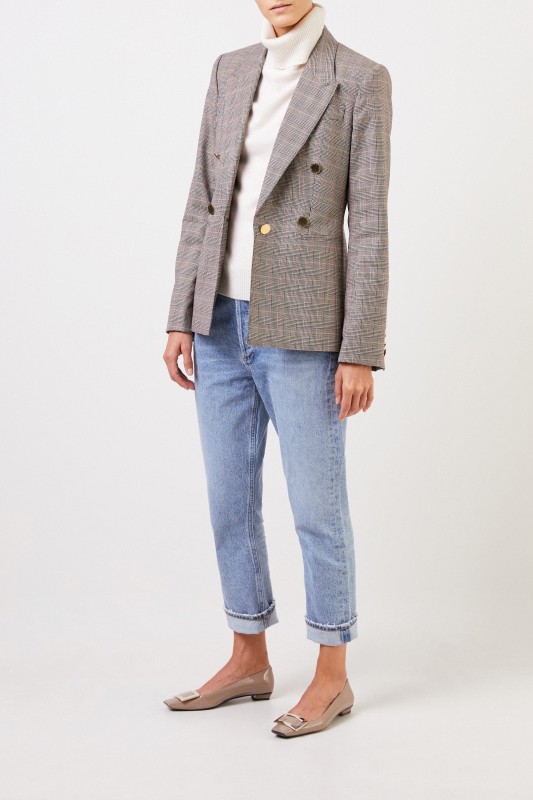 Stella McCartney Karierter Blazer 'Beaufort' Multi