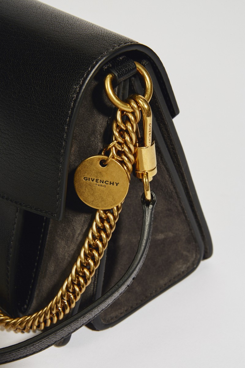 Givenchy Umhängetasche 'GV3 Small' Schwarz/Grau