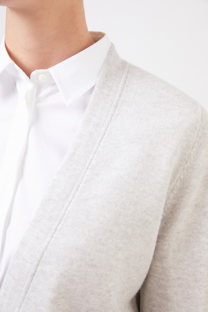 Brunello Cucinelli Cashmere Cardigan Hellgrau