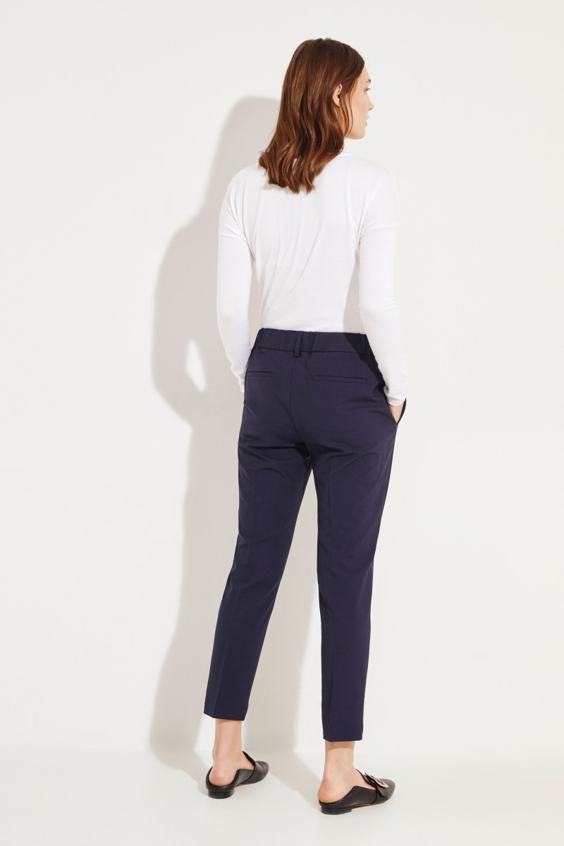 Woll-Hose Blau
