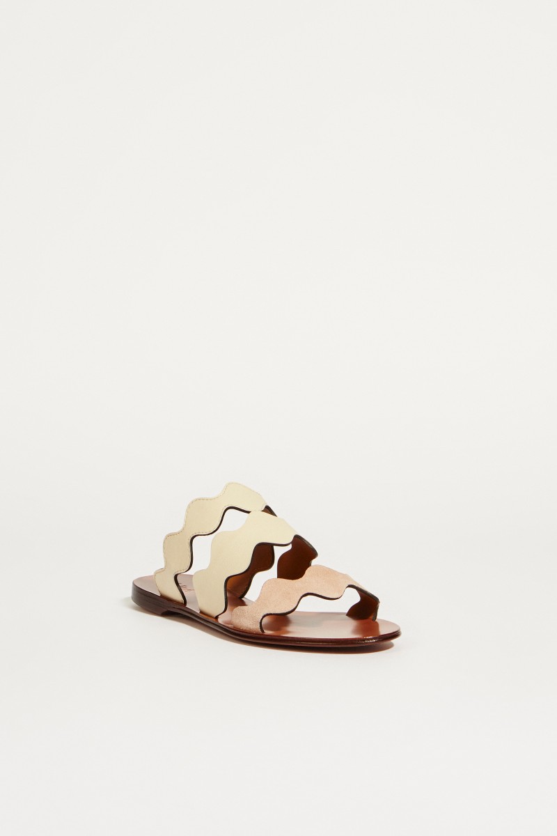 Ledersandalen Bambi Dots