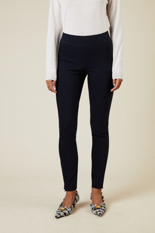 Stretch-Hose Marineblau
