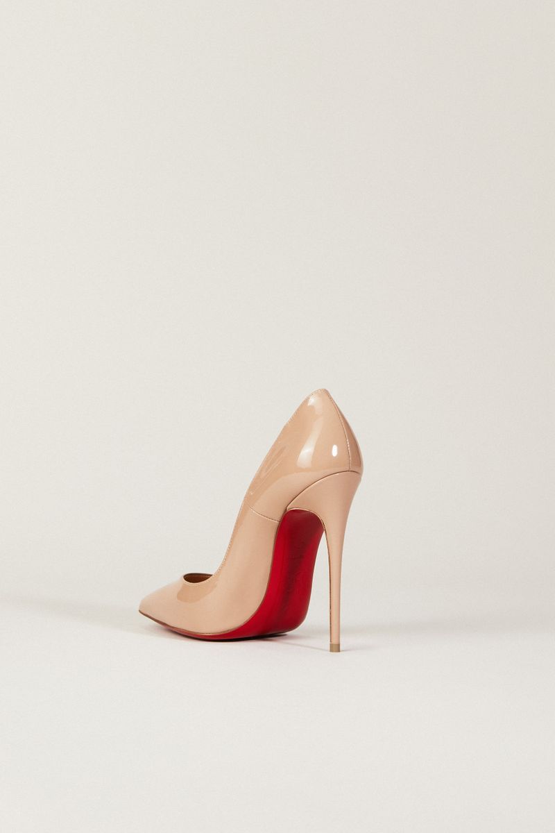 Lackleder-Pump 'So Kate 120' Nude