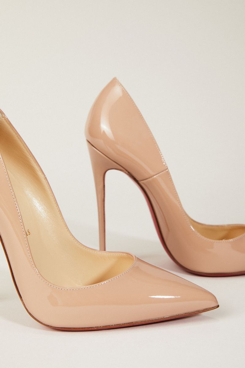 Lackleder-Pump 'So Kate 120' Nude