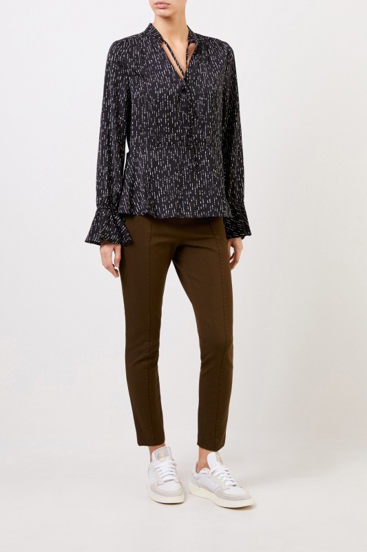 Steffen Schraut Highrise Hose Khaki
