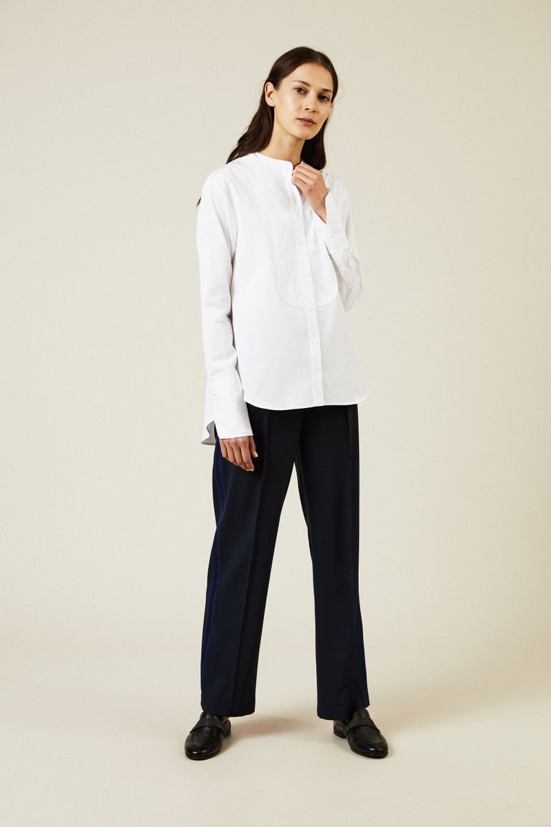 Baumwoll-Bluse 'Liberty' Weiß