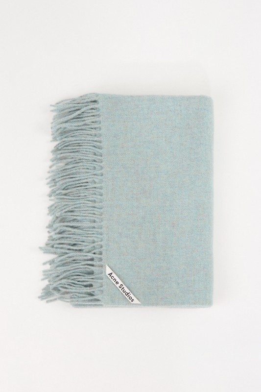 Acne Studios Klassischer Wollschal 'Canada New' Mint meliert