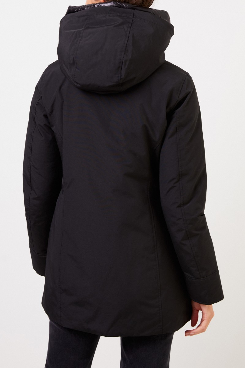 Woolrich Daunenparka 'Arctic' mit Kapuze Schwarz