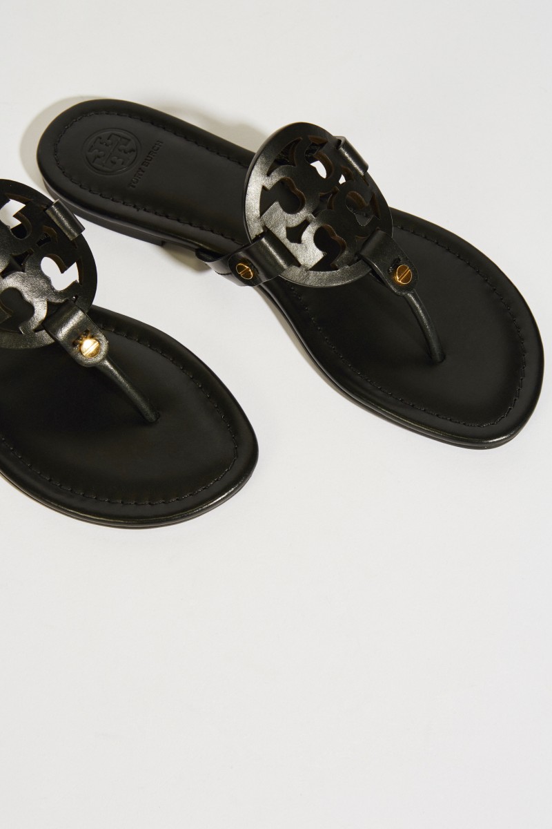Flip-Flop 'Miller' mit Logo Schwarz