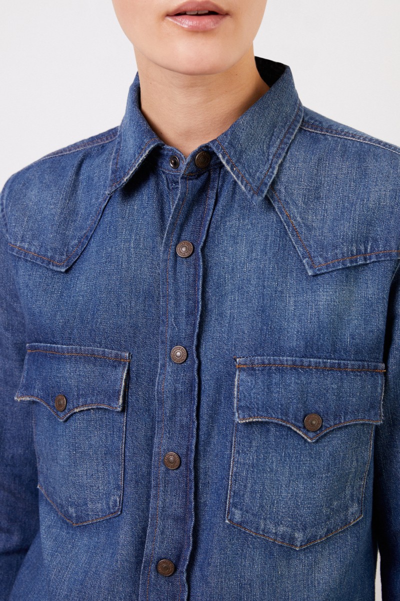Citizens of Humanity Jeanshemd 'Viola' Blau