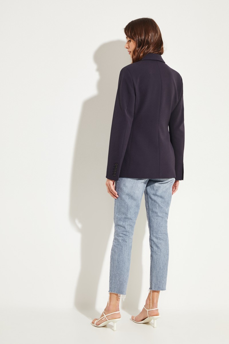 Woll-Blazer 'Hazel' Marineblau
