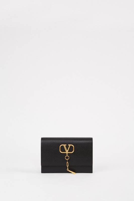 Valentino Tasche mit Logo-Detail Schwarz