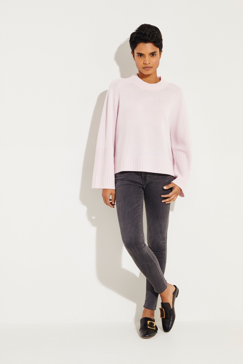 Cashmere-Pullover Rosé