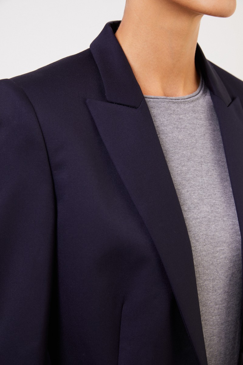 Stella McCartney Woll-Blazer 'Iris' Marineblau