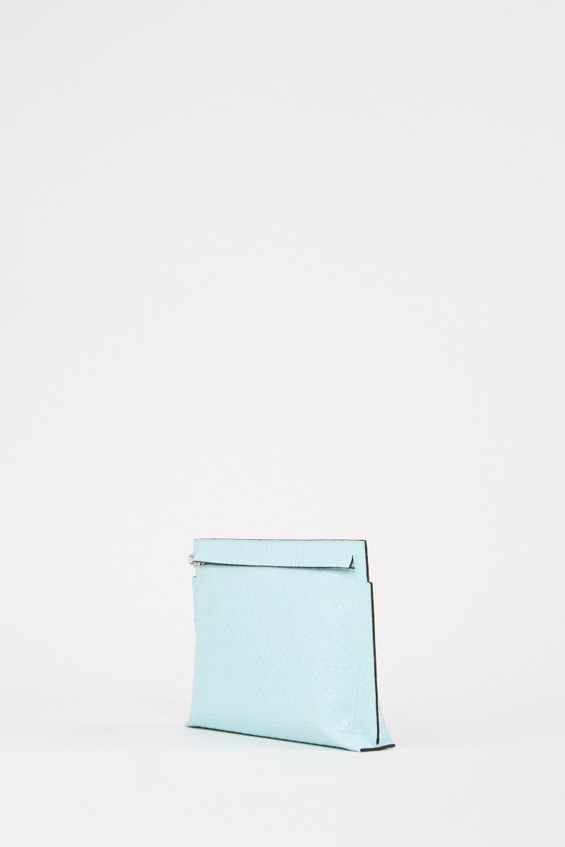 Loewe Clutch 'Pouch Repeat'' mit Logo Mint