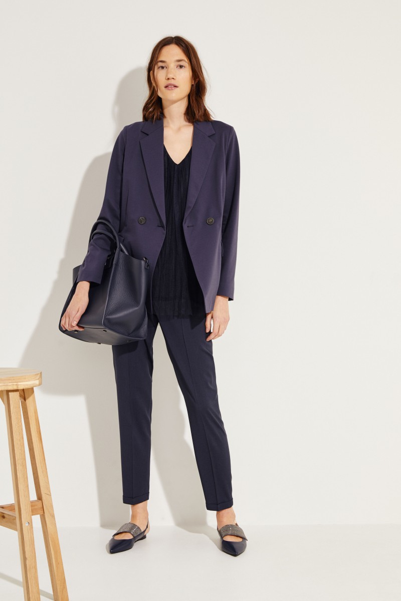 Klassischer Blazer Marineblau