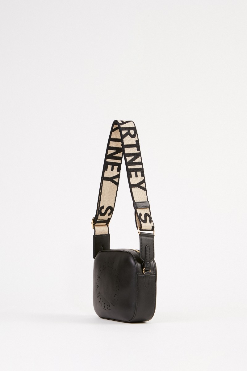 Stella McCartney Umhängetasche 'Mini Camera Bag' Schwarz