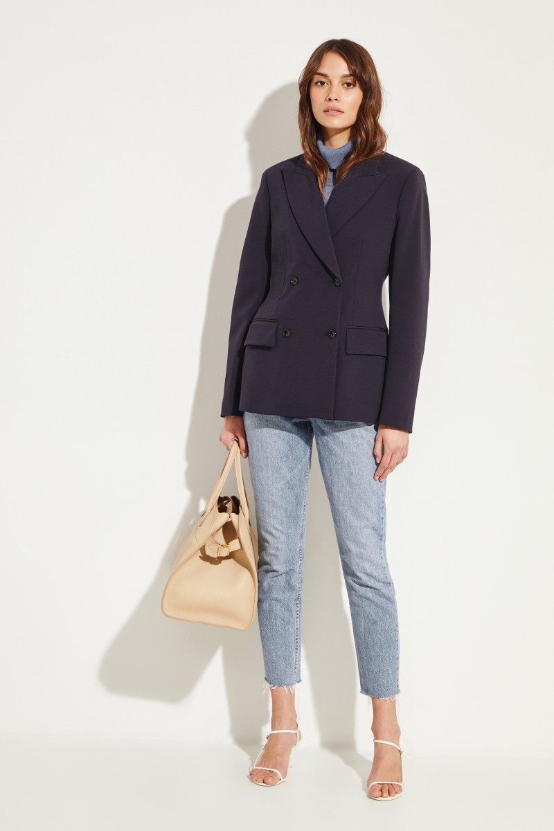 Woll-Blazer 'Hazel' Marineblau