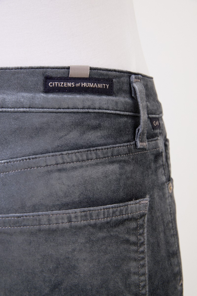 Citizens of Humanity Highrise Samt-Hose 'Harlow' Salbei