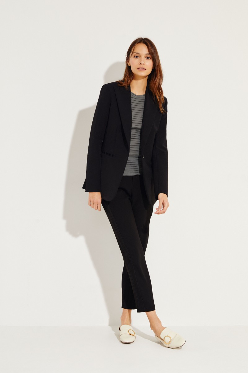 Longsleeve Grau/Blau