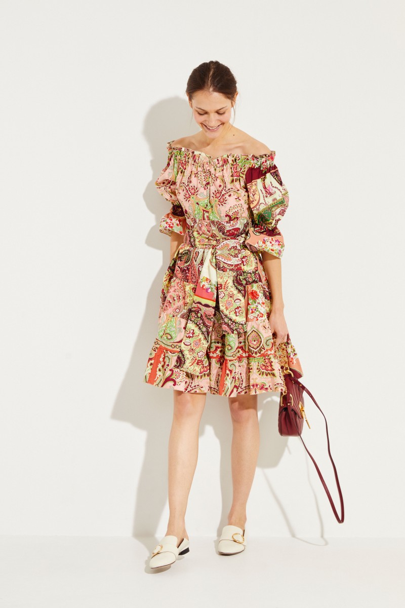 Gemustertes Kleid Multi