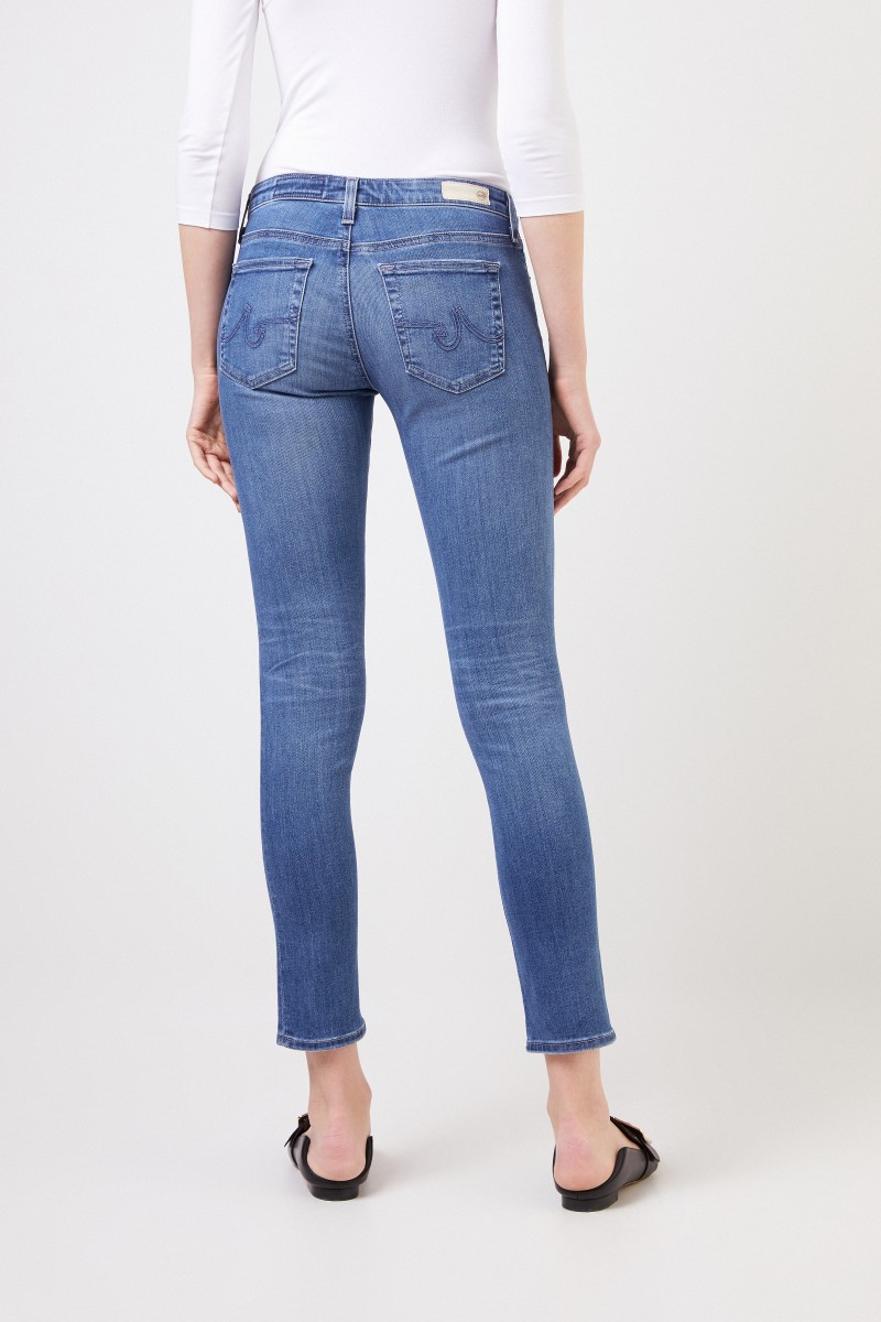 AG Jeans Skinny Jeans 'The Prima' Hellblau