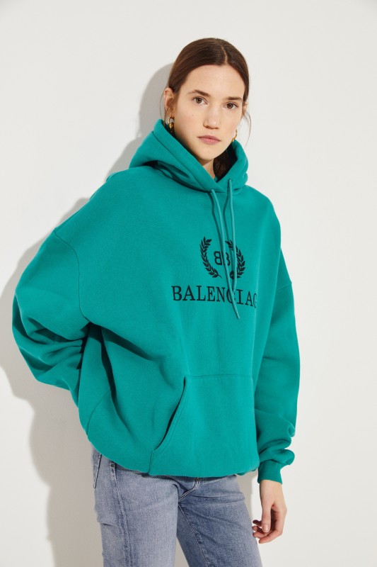 Sweatshirt mit Kapuze Grün