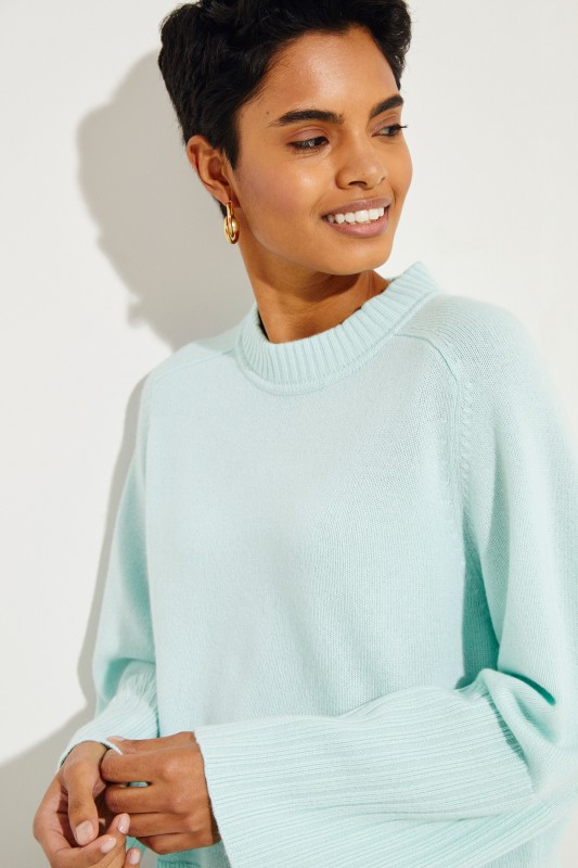 Cashmere-Pullover Grün