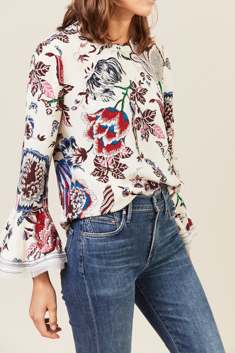 High Rise Skinny Jeans 'Rocket Crop' Blau