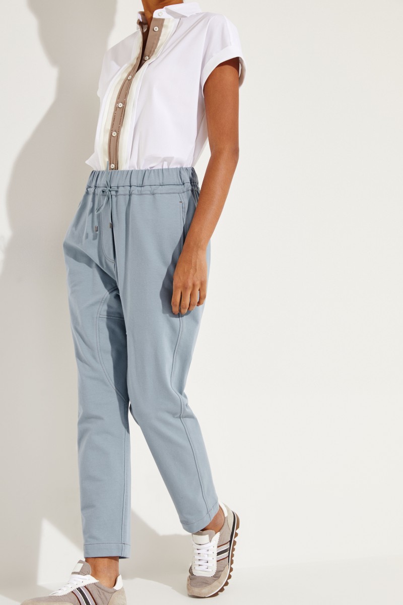 Jogginghose Taubenblau