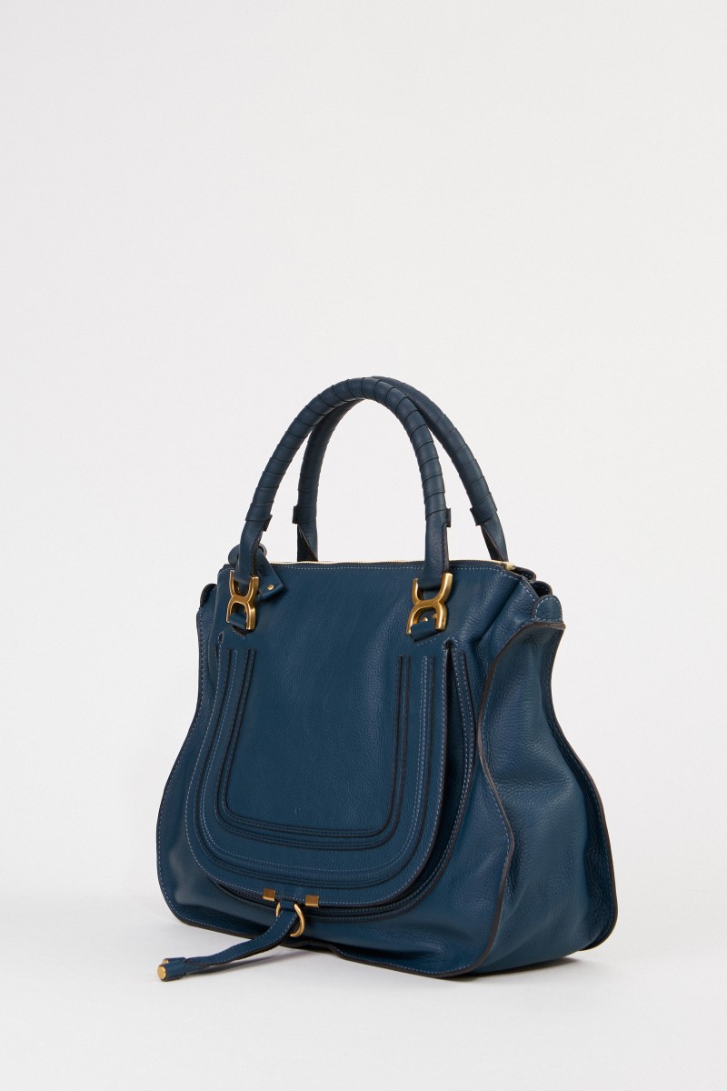 Chloé Handtasche 'Marcie Large' Navy Ink