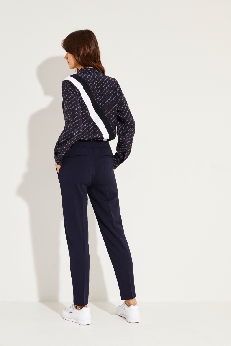 Hose 'Pearl Stripe' Blau