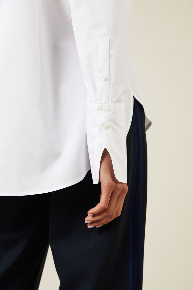 Baumwoll-Bluse 'Liberty' Weiß