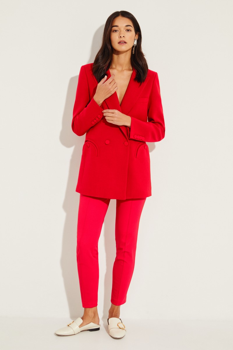 Woll-Blazer 'Cool & Easy Everyday' Rot