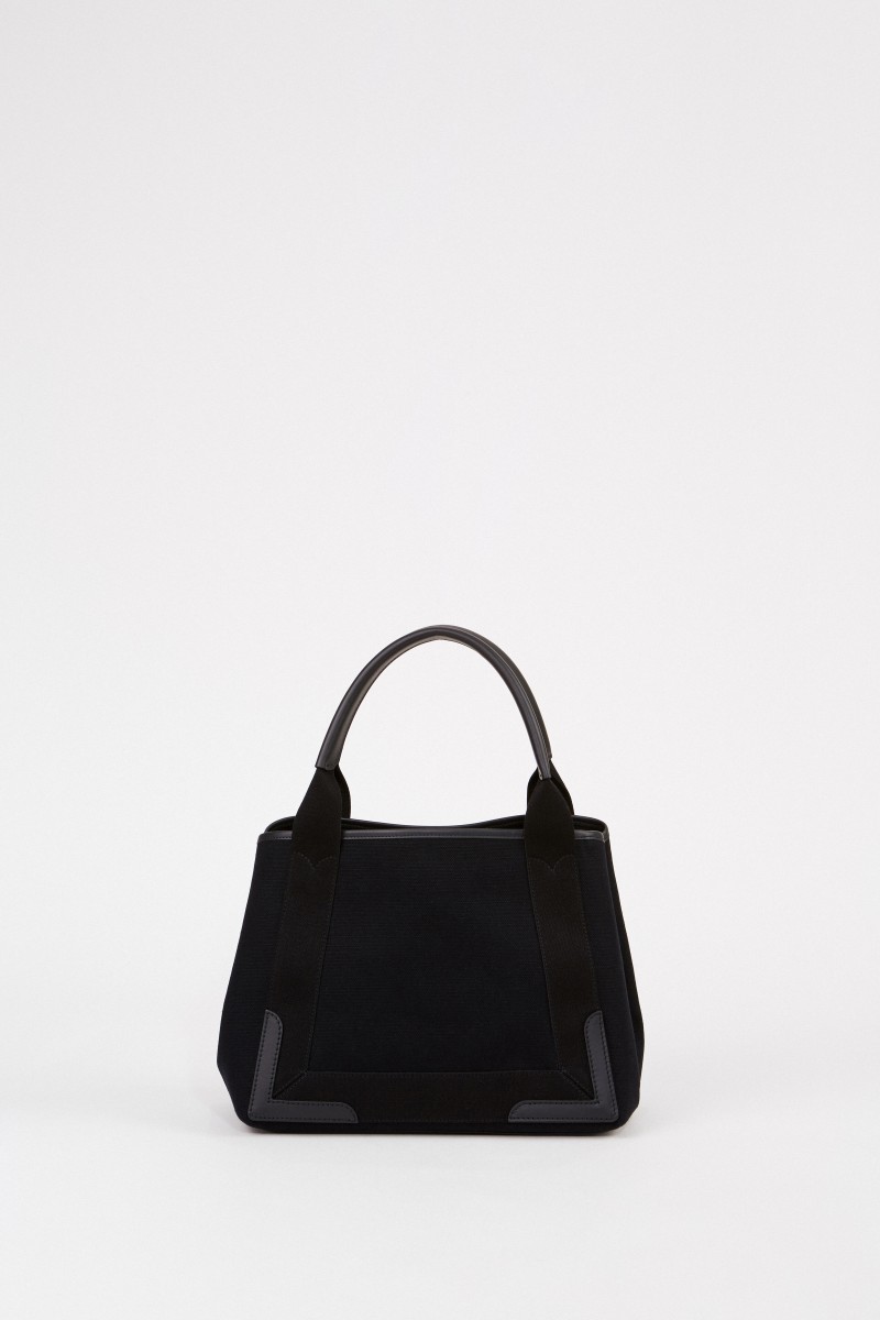 Shopper mit frontalem Logo-Detail Schwarz