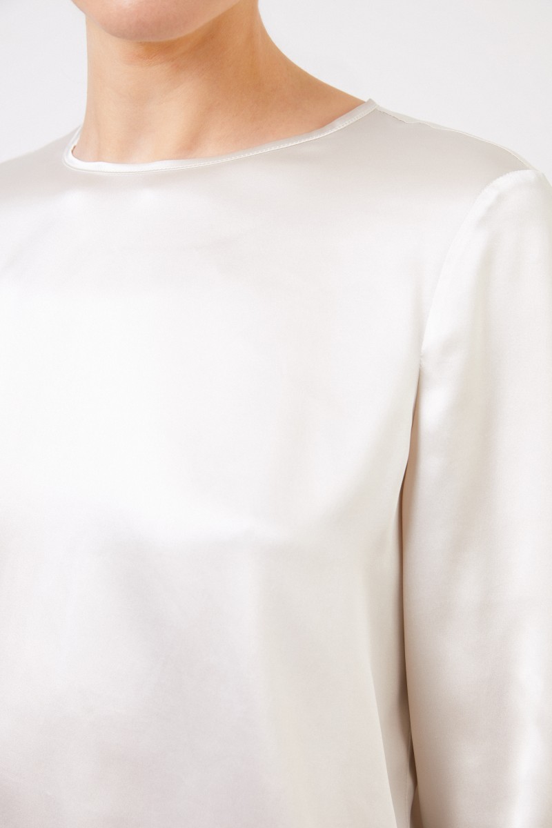 Fabiana Filippi Seiden-Shirt Créme