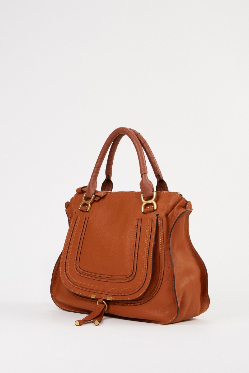 Chloé Handtasche 'Marcie Large' Tan