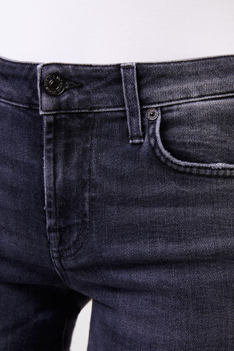 Skinny-Jeans 'Pyper Cropped' Grau