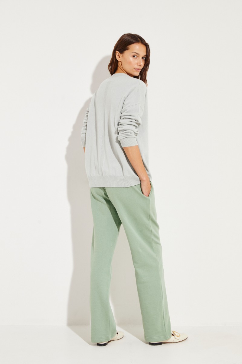 Cashmere-Cardigan Salbei