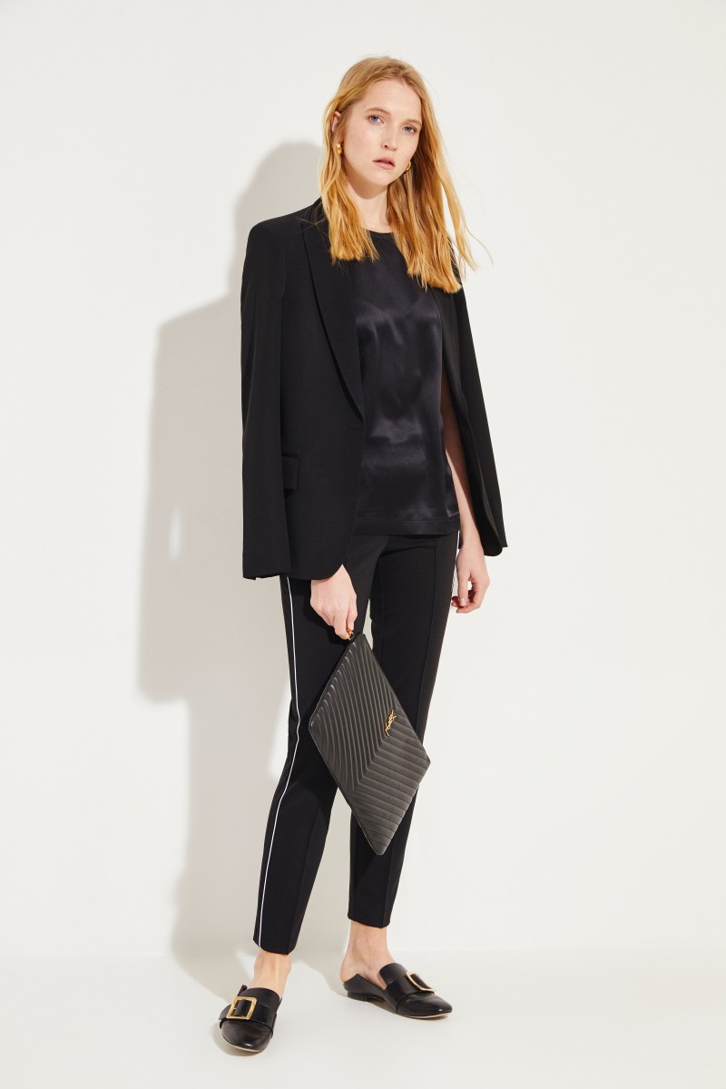 Seidenshirt 'Kitt' Schwarz