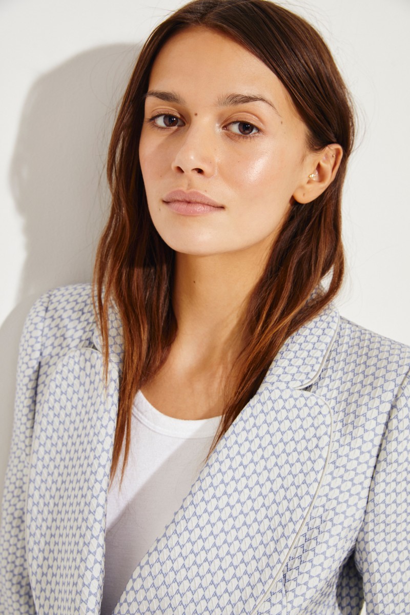 Gemusterter Blazer Blau/Multi