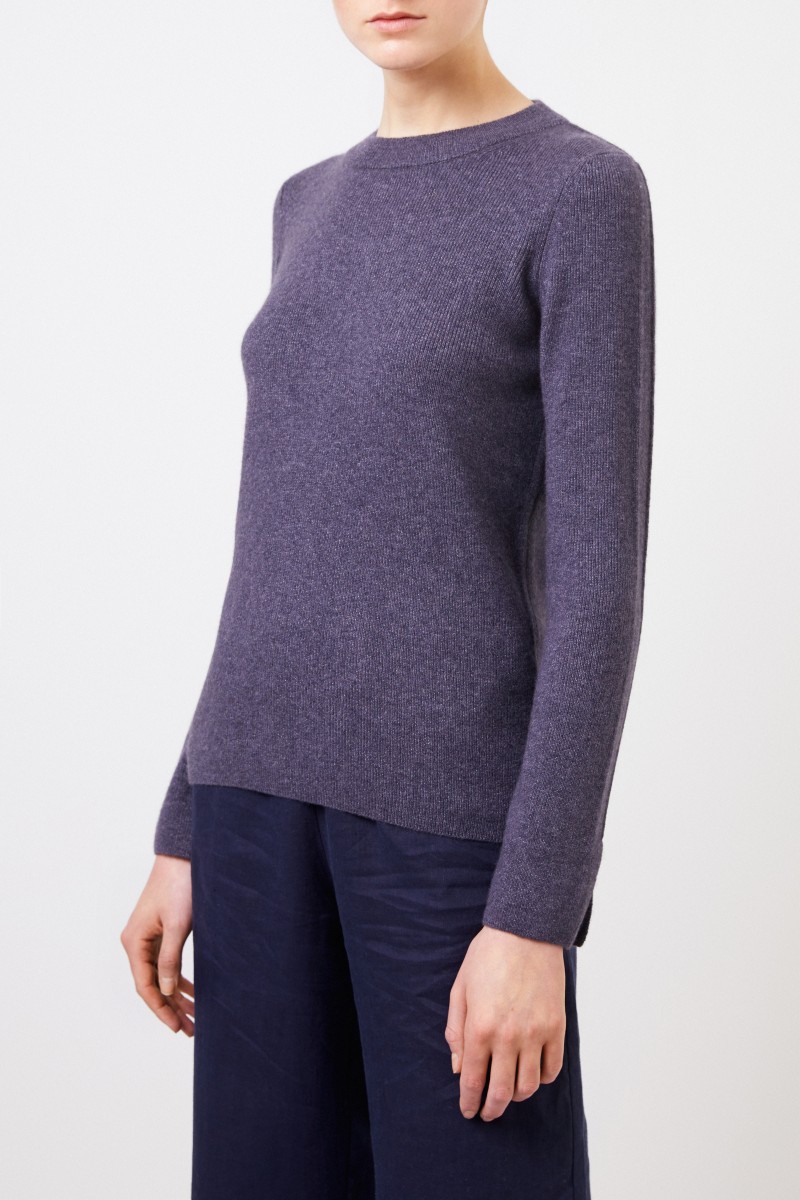 Iris von Arnim Cashmere-Seiden Pullover 'Talitha' Denim