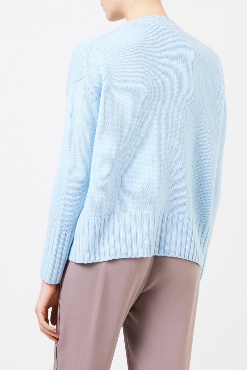 Iris von Arnim Cashmere Pullover 'Cielo' Hellblau