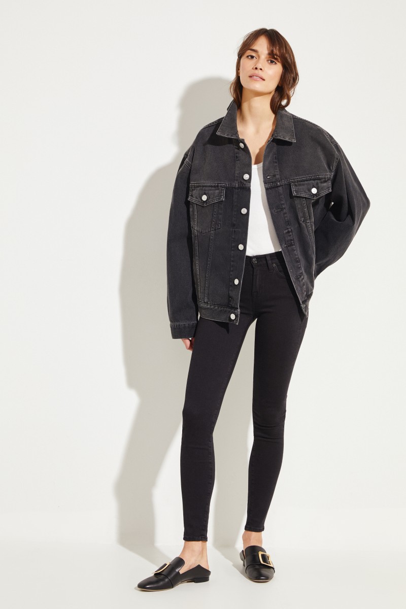 Jeans 'The Skinny Slim Illusion' Schwarz