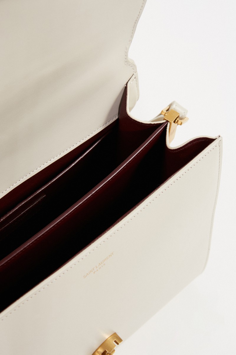 Saint Laurent Leather bag 'Nolita S' Créme Soft