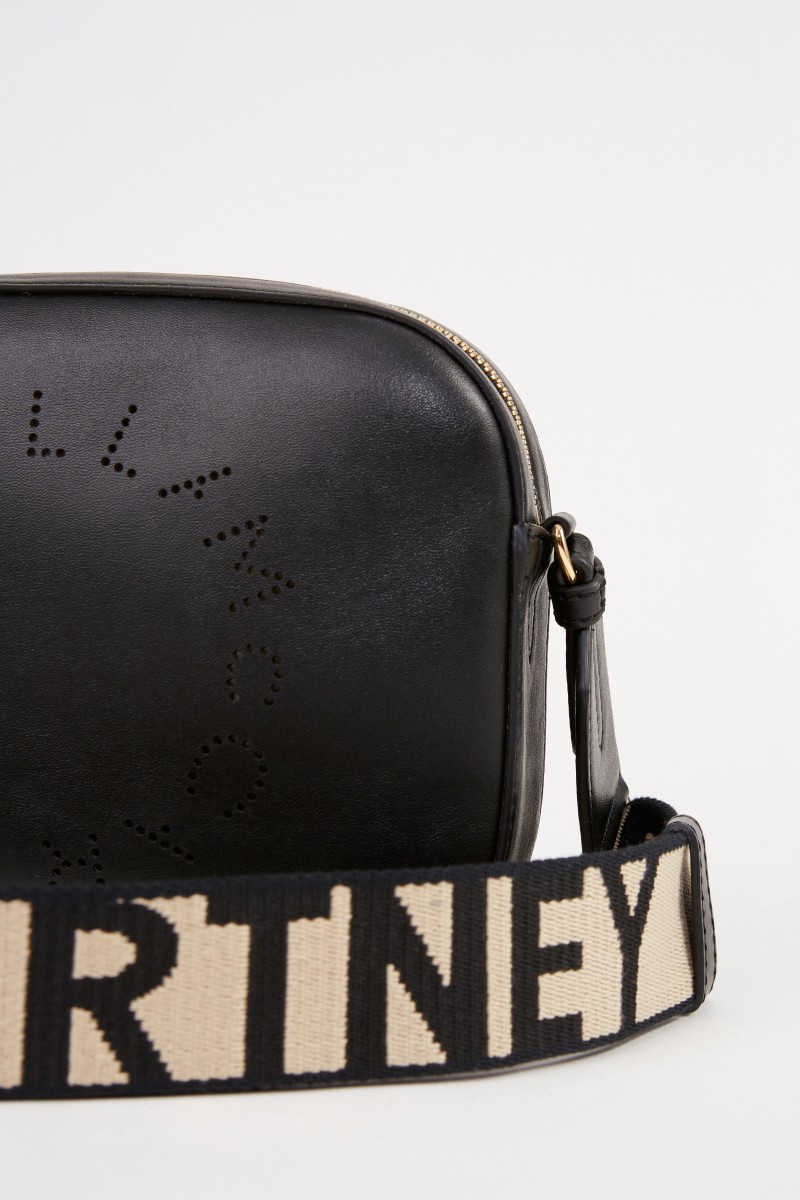 Stella McCartney Umhängetasche 'Mini Camera Bag' Schwarz
